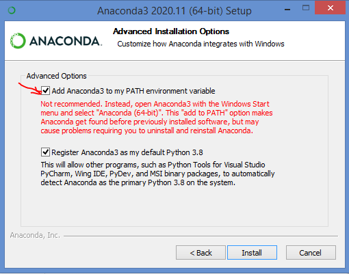 نصب گام به گام آناکوندا