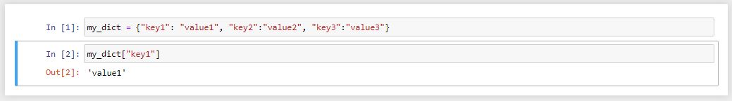 دسترسی به value در dictionary