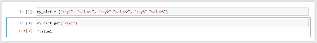 دسترسی یه value در dictionary