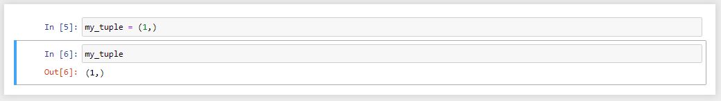 tuple با یک عضو