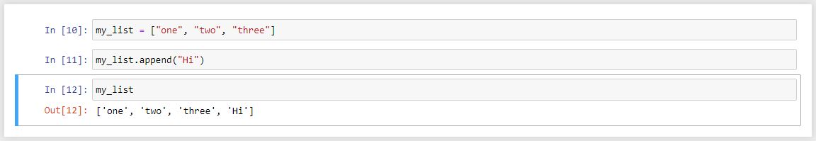 متد append در list