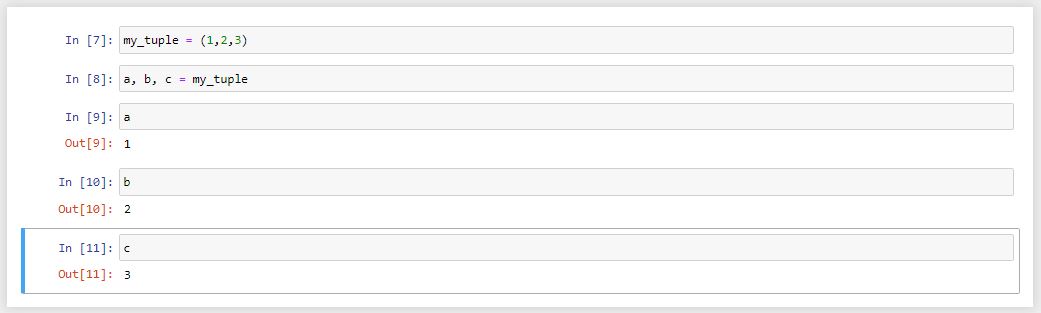 unpacking در tuple