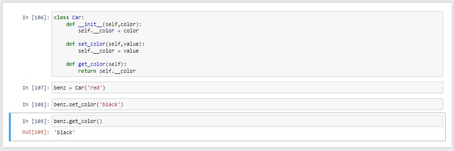 تابع set و get در کبسوله سازی در شیگرایی