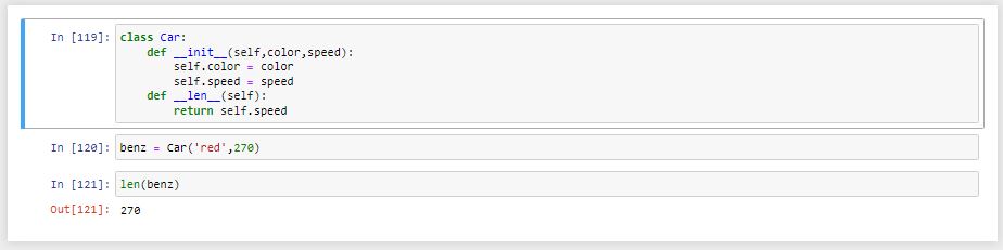 متد len در شیگرایی