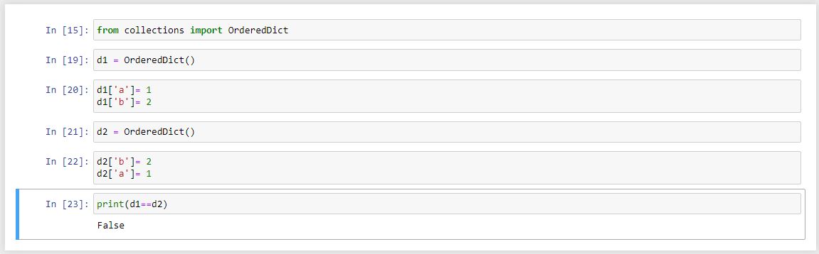 نحوه کار با OrderedDict در ماژول پشرفته collections