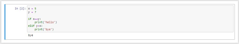 دستور شرطی if-elif