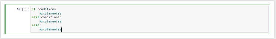 دستور شرطی if-elif-else