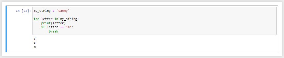کاربرد break در حلقه while