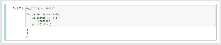 کاربرد عبارت continue در حلقه while