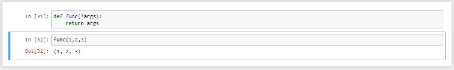 *args در تابع