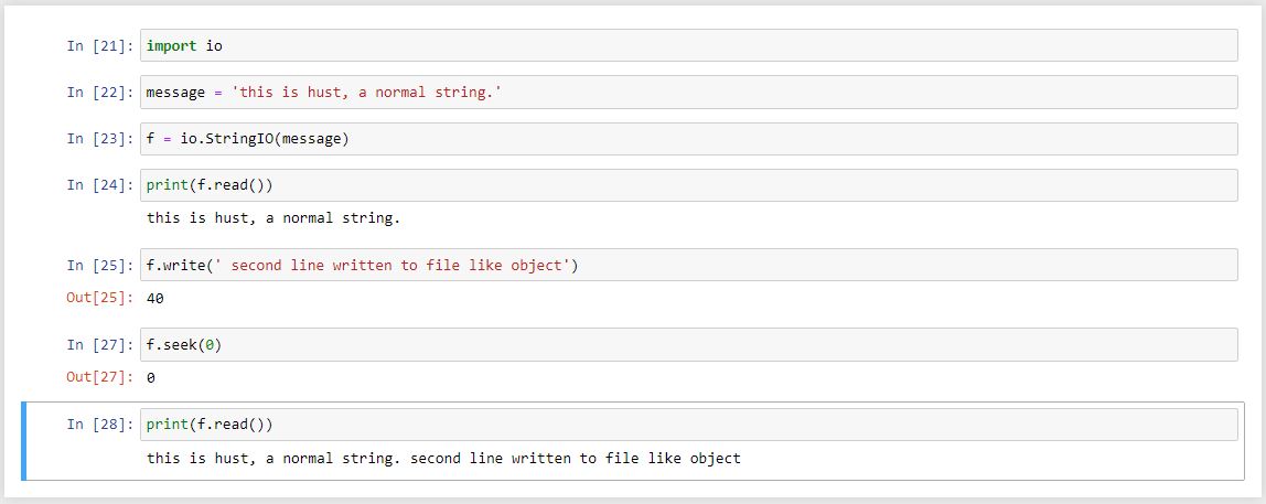 متد read و write از ماژول پیشرفته io
