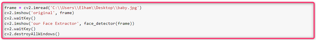 تشخیص لبخند و نمایش آن