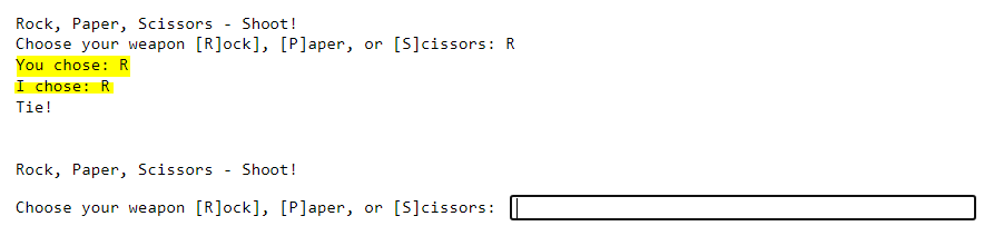 اجرای بازی سنگ کاغذ قیچی